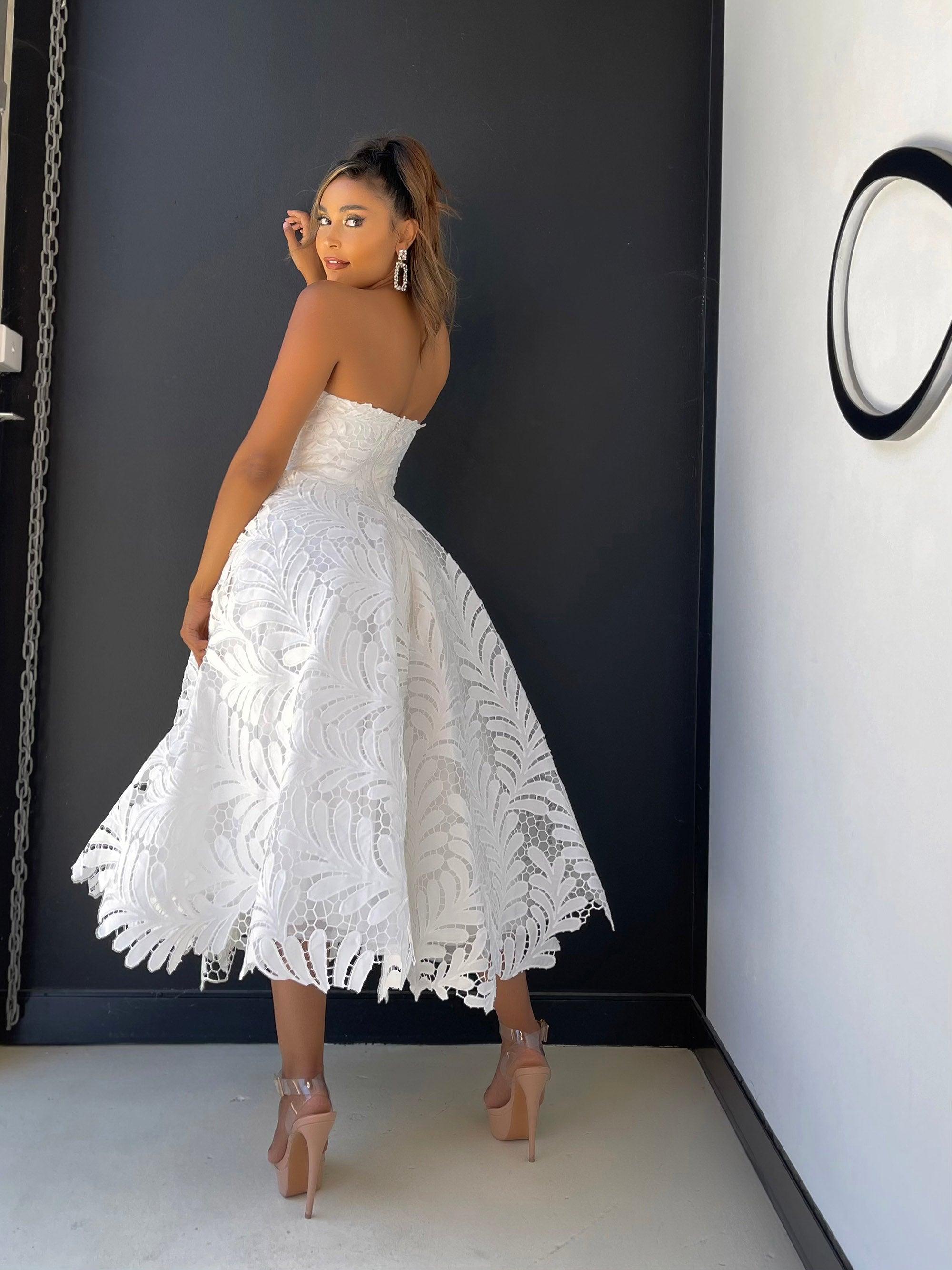 Jadore JX5031 Sandra Dress - White